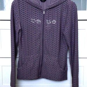 Bebe Purple/Mauve Textured Women's Jacket